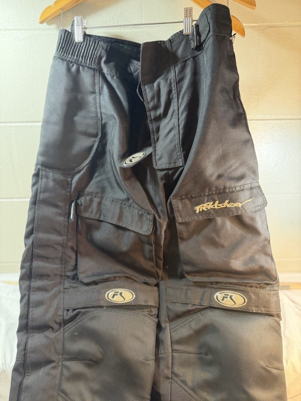 Mens Fieldsheer Black Motorcycle Pants 38-40